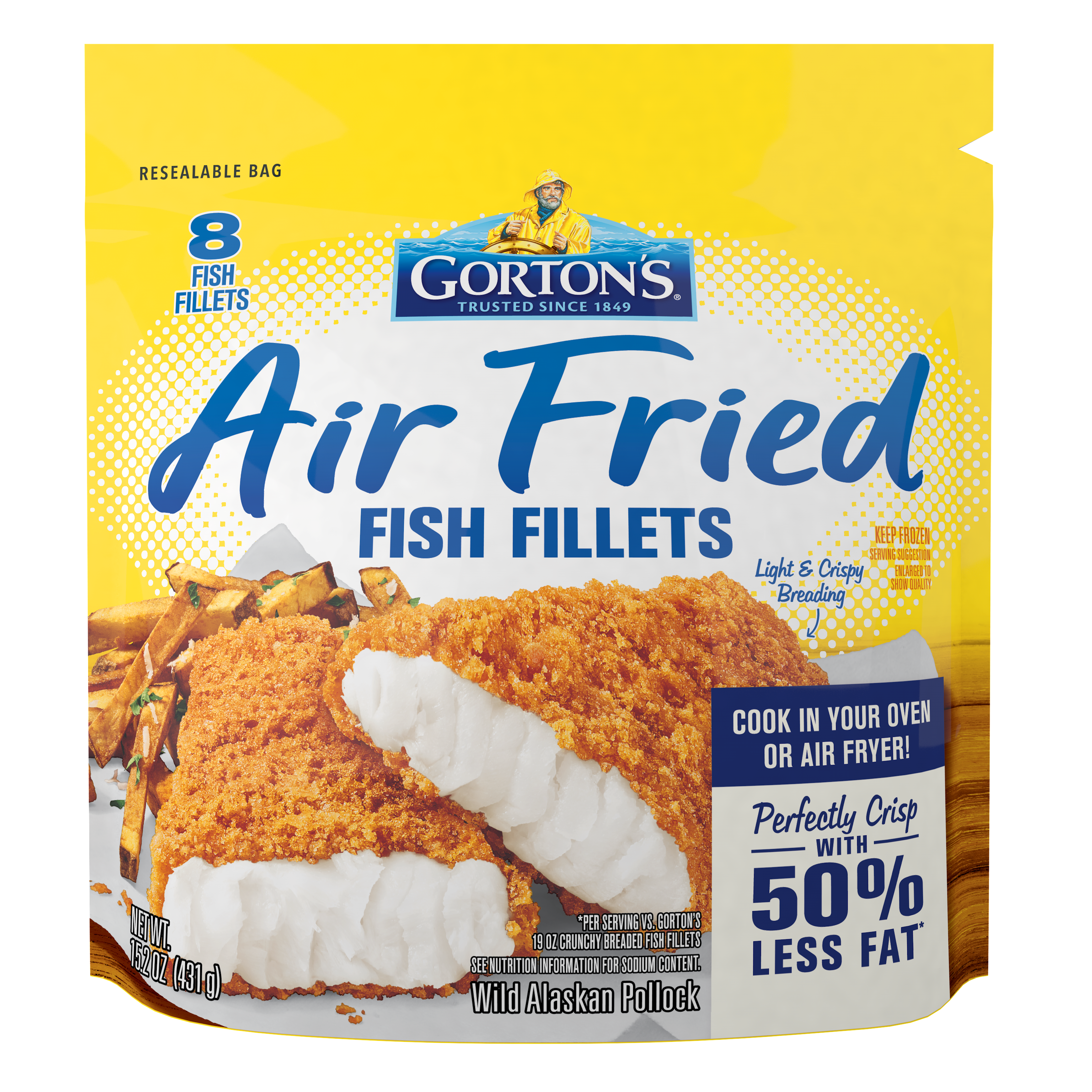 Air-Fried Fish Fillets | Gortons Seafood