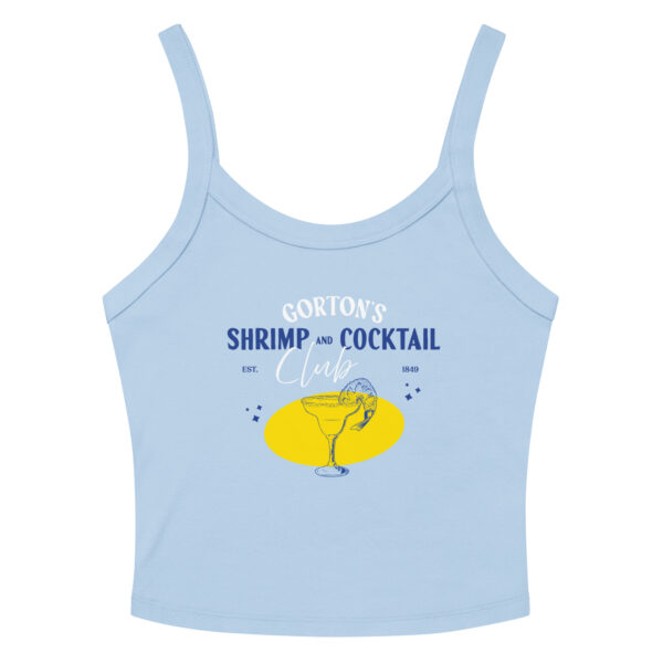 Shrimp and Cocktail Club Tank Top - Light Blue